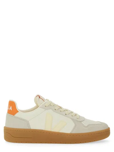 Veja White V82 Leather Sneakers