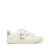 Veja Recife' Chromefree Leather Velcro Sneakers In White