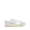 Veja Low-top Metallic Finish Rubber Sole Sneaker