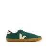 Veja Volley Brushed Suede Sneakers In Green
