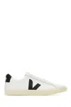 Veja Extra White And Black Leather Esplar Sneakers