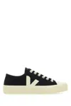 Veja Black Wata Ii Low Canvas Sneakers In Multi