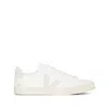 Veja White Low-top Sneakers With Logo Patch
