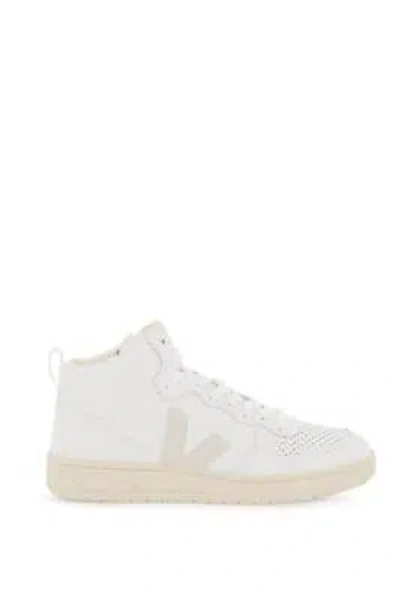 Pre-owned Veja Sneakers Alte V-15 Man Sz.8 Eur.41 Vq0201270b White Exwnt