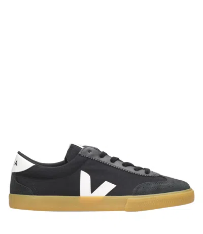 Veja Volley O.t. Leather Sneakers In Black