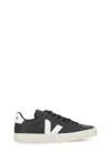 Veja Campo Sneakers With Textured Leather Upper In Gray