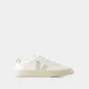 Veja Campo Sneakers In White Leather In White