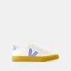 Veja Small Volley Canvas Lace-up Sneakers In White