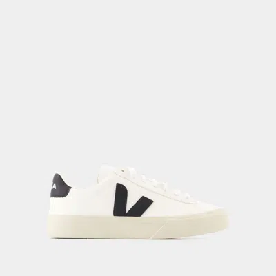 VEJA SNEAKERS CAMPO - VEJA - CUIR - BLANC/NOIR