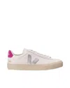 Veja Sneakers Campo Chromefree White Silver Ultraviolet