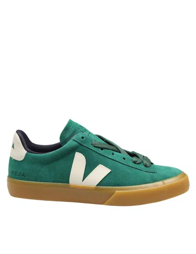 Veja Bold Suede Golf Pierre Sneakers In Green