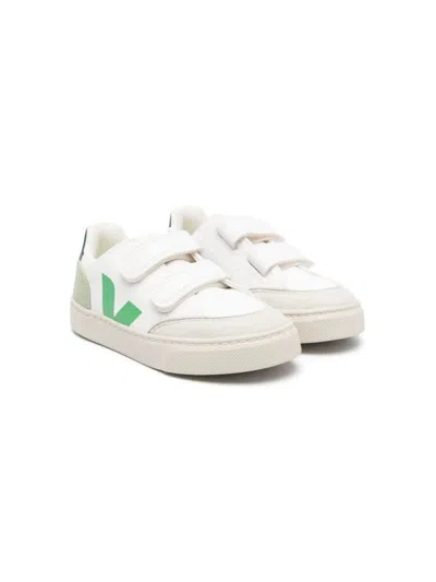 Veja Kids' Sneakers Con Logo In White