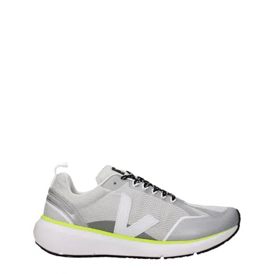 Veja Marlin Logo-patch Sneakers In Gray