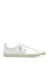 Veja Esplar Leather Sneaker In White Silver In White