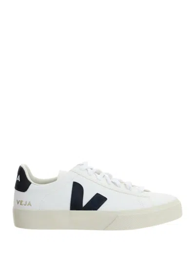 Veja Campo Leather Sneakers In Black