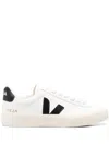 Veja Campo Flat-laces Sneakers In Extra-white_black