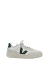 Veja Organic Leather Sneakers V-90 In Extra-white_cyprus