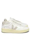 Veja V-90 Sneakers In White Leather In Extra-white_natural