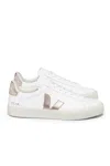 Veja Field Leather White Platine In Extra-white_platine