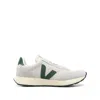 Veja Paulistana Alveomesh Lace Up Trainers Grey In Grey/green