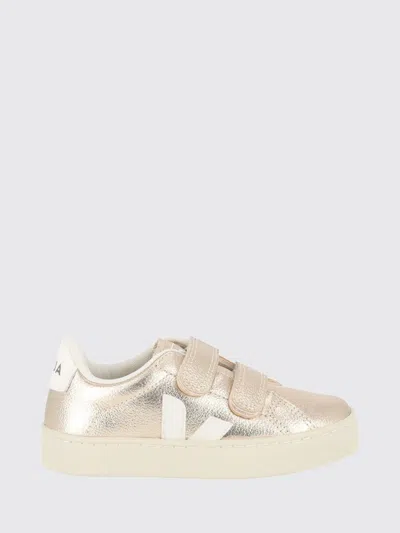 Veja Sneakers Kids Color Gold In Neutral
