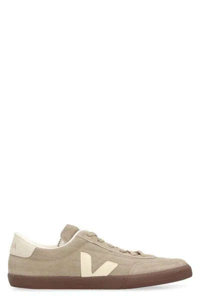 Veja Panenka Sneakers In Taupe Suede In Multi