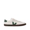 Veja Multicolour Leather Suede Sneaker In White