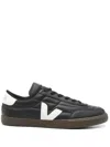 Veja Panenka Black Sneaker With Logo On The Side And Contrasting Heel In Leather Unisex In Black