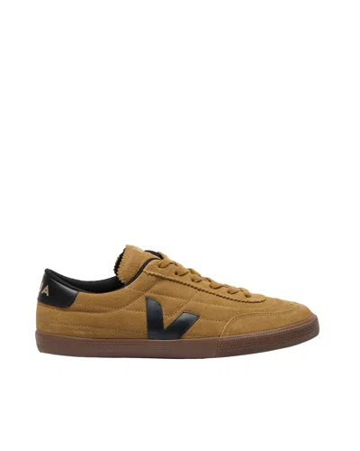 Veja Sneakers Panenka Suede Tent Black Bark In Brown