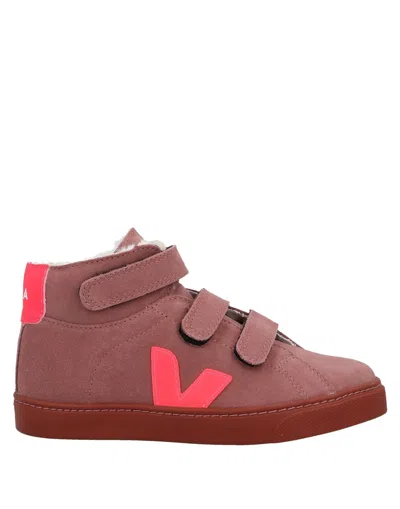 Veja Kids' Sneakers In Pastel Pink