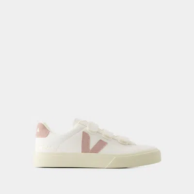 Veja Sneakers Recife Logo -  - Cuir - Blanc Babe In White