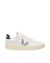 Veja V-90 Ot White Silver Black Sneakers In Multi