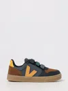 Veja V-10 Suede Sneakers In Blue
