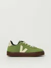 Veja Kids Suede Small Volley Trainers In Green