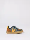 Veja V-10 Suede Sneakers In Multi