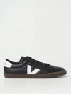 Veja Panenka Black Sneaker With Logo On The Side And Contrasting Heel In Leather Unisex In Black