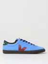 Veja Man Sneakers Azure Size 12 Leather In Hellblau