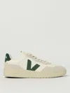 Veja V-90 Vd2003845b Sneakers Mens White Leather Trainers Shoes Ver021 In Green