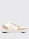 Veja V10 Chromefree Leather Sneakers In White