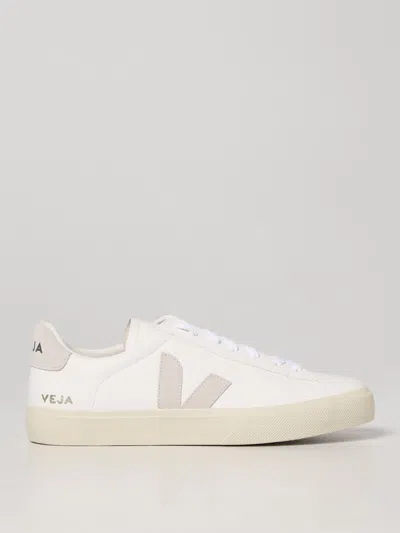 Veja Low Top Leather Sneakers In White