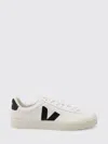 Veja Esplar White Low Top Sneakers With Contrasting Heel With Logo Lettering And Logo Patch On The Side I In Multi