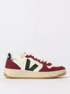 Veja V-10 Prime Panelled Leather Sneakers In Multi