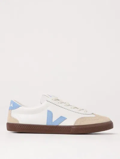 Veja Volley Organic Leather Trainers In Multi