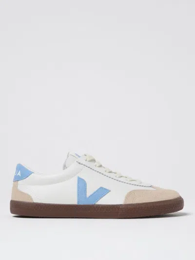 Veja Volley Organic Leather Trainers In Multi