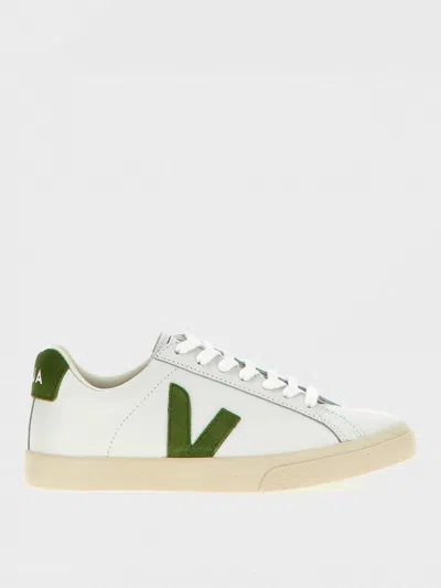 Veja Esplar Leather Sneakers White Kiwi