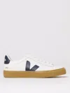 Veja Campo Leather White Nautico Natural Trainers In White