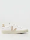 Veja V-12 Leather Extra White Sable Trainers In White