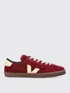 Veja Panenka Suede Leather Sneaker In Grenat Sun Bark In Burgundy