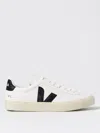 Veja Leather Sneakers Low-top Rubber Sole In Weiss