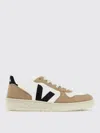 Veja V-10 Chromefree Leather In Sahara/ Extra-white/ Black In Weiss
